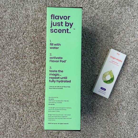 NEW air up green water bottle + pods ✨ - Picture 2 of 11